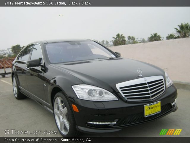2012 Mercedes-Benz S 550 Sedan in Black