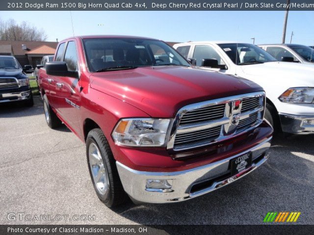 2012 Dodge Ram 1500 Big Horn Quad Cab 4x4 in Deep Cherry Red Crystal Pearl