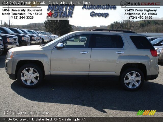 2012 GMC Terrain SLE AWD in Gold Mist Metallic