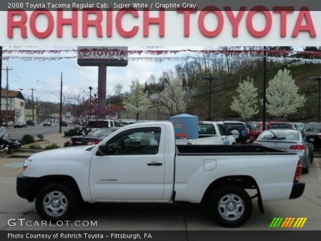 2008 Toyota Tacoma Regular Cab in Super White