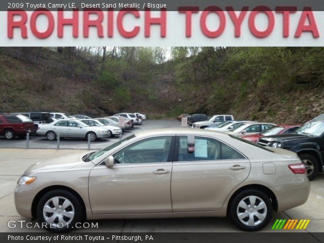 2009 Toyota Camry LE in Desert Sand Metallic