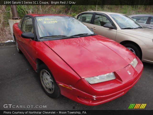 1996 Saturn S Series SC1 Coupe in Bright Red