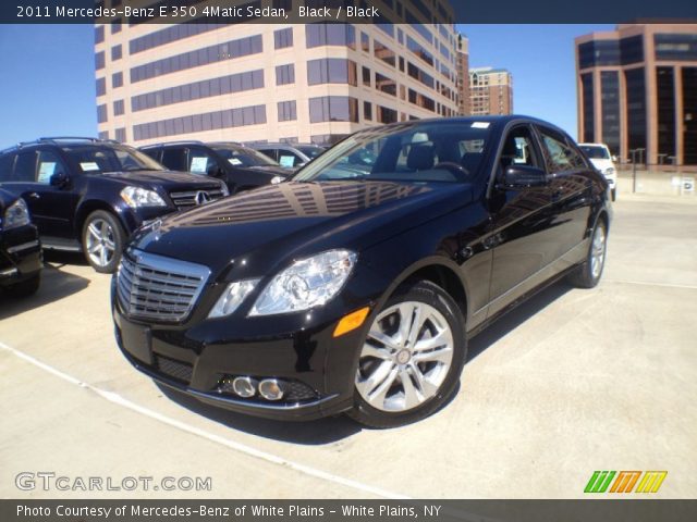 2011 Mercedes-Benz E 350 4Matic Sedan in Black