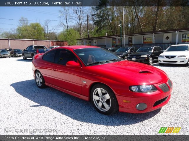 2005 Pontiac GTO Coupe in Torrid Red