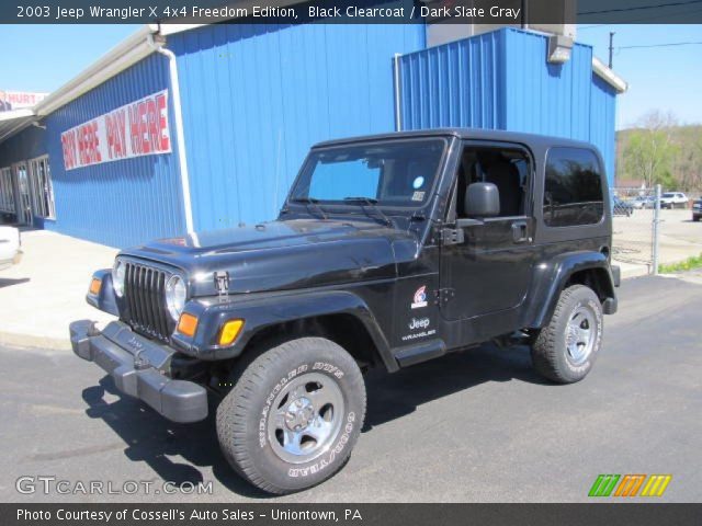 2003 Jeep Wrangler X 4x4 Freedom Edition in Black Clearcoat
