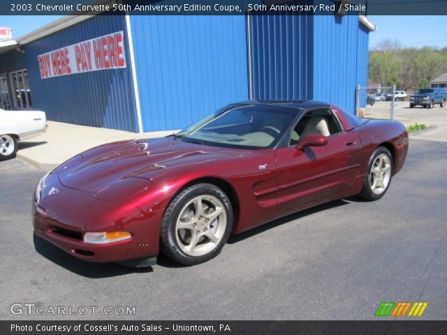 2003 Chevrolet Corvette 50th Anniversary Edition Coupe in 50th Anniversary Red