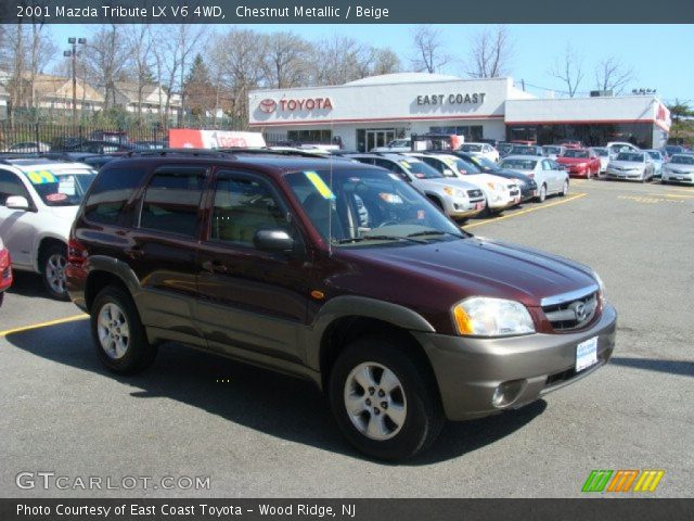 2001 Mazda Tribute LX V6 4WD in Chestnut Metallic