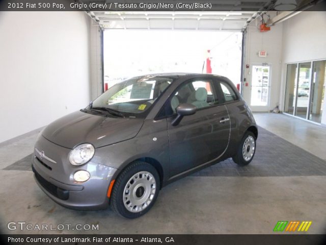 2012 Fiat 500 Pop in Grigio (Grey)