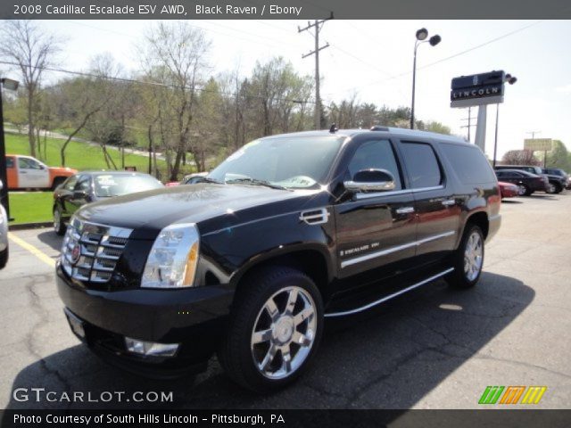 2008 Cadillac Escalade ESV AWD in Black Raven