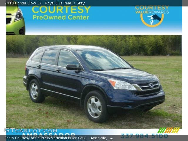 2010 Honda CR-V LX in Royal Blue Pearl