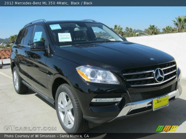 2012 Mercedes-Benz ML 350 4Matic in Black