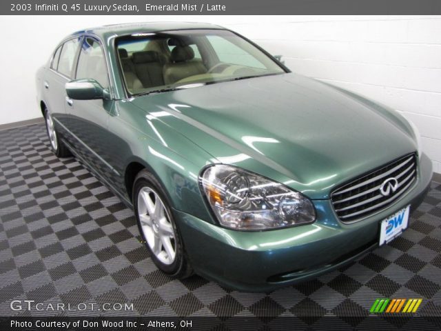 2003 Infiniti Q 45 Luxury Sedan in Emerald Mist