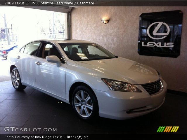 2009 Lexus ES 350 in Starfire Pearl White
