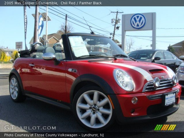 2005 Mini Cooper S Convertible in Chili Red