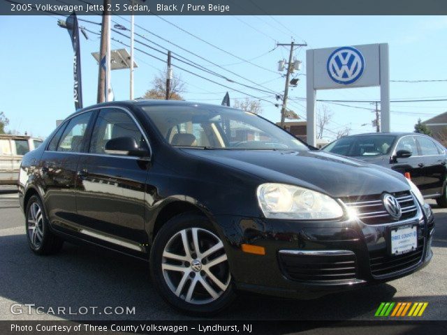 2005 Volkswagen Jetta 2.5 Sedan in Black