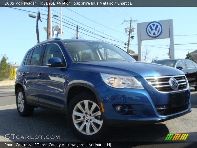 2009 Volkswagen Tiguan SE 4Motion in Sapphire Blue Metallic