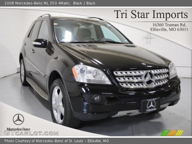 2008 Mercedes-Benz ML 350 4Matic in Black