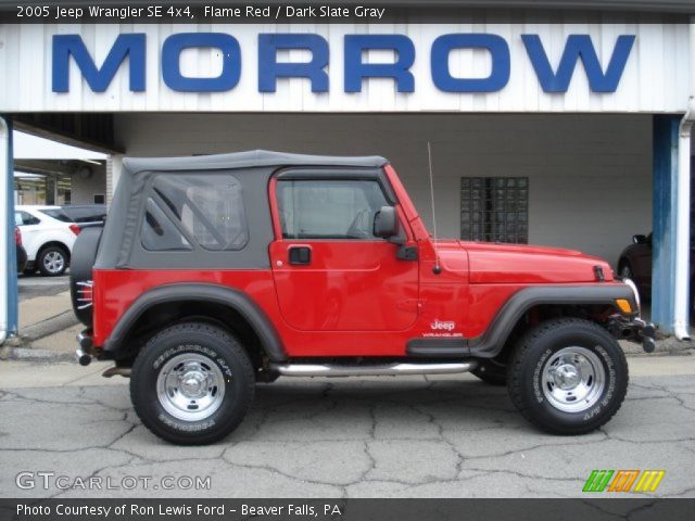 2005 Jeep Wrangler SE 4x4 in Flame Red