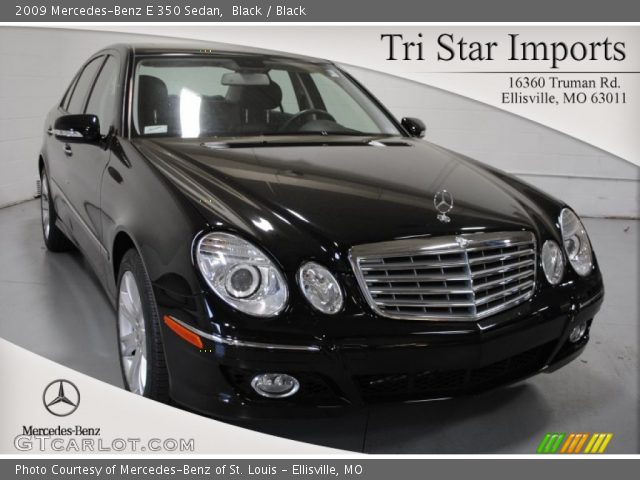 2009 Mercedes-Benz E 350 Sedan in Black