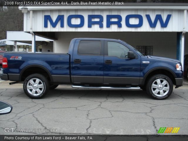 2008 Ford F150 FX4 SuperCrew 4x4 in Dark Blue Pearl Metallic