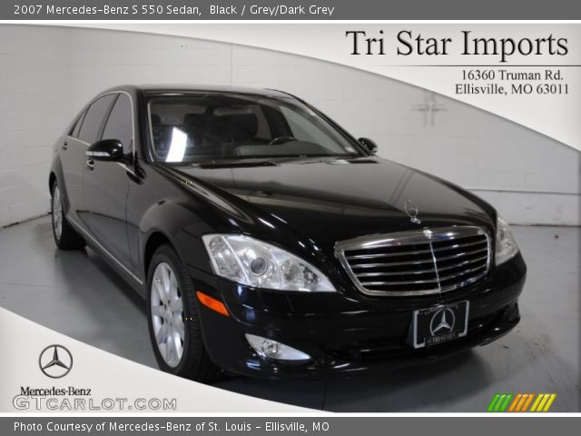 2007 Mercedes-Benz S 550 Sedan in Black