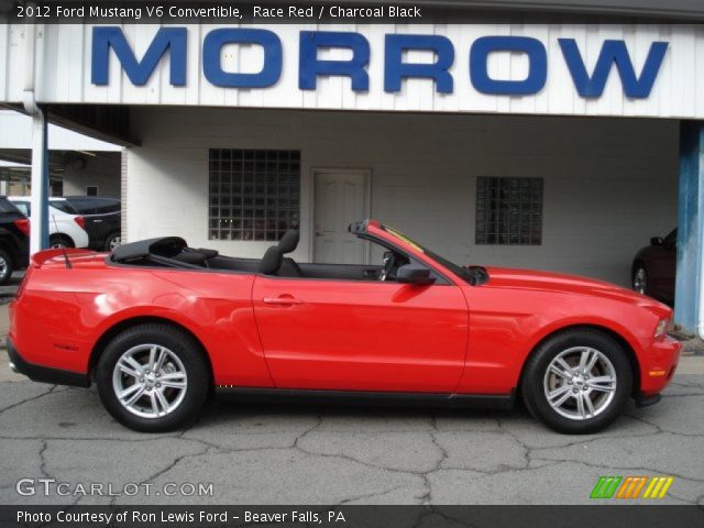 2012 Ford Mustang V6 Convertible in Race Red