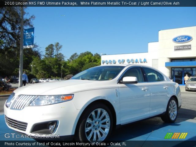 2010 Lincoln MKS FWD Ultimate Package in White Platinum Metallic Tri-Coat