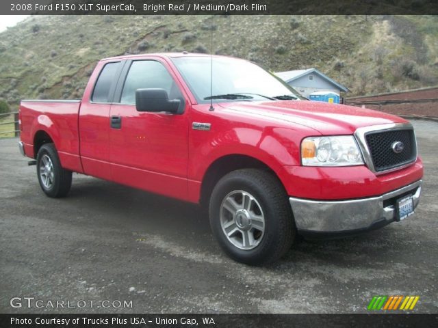 2008 Ford F150 XLT SuperCab in Bright Red