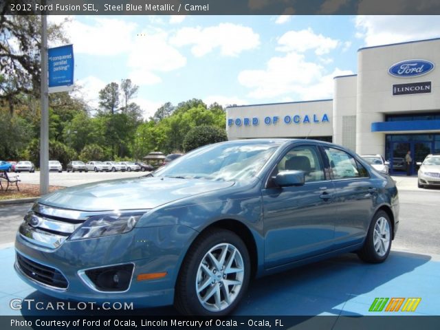 2012 Ford Fusion SEL in Steel Blue Metallic