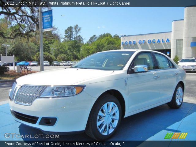 2012 Lincoln MKZ FWD in White Platinum Metallic Tri-Coat