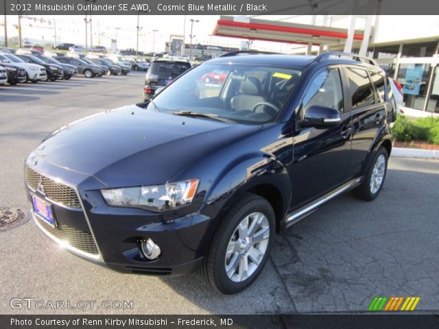 2012 Mitsubishi Outlander SE AWD in Cosmic Blue Metallic