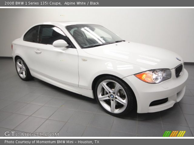 2008 BMW 1 Series 135i Coupe in Alpine White