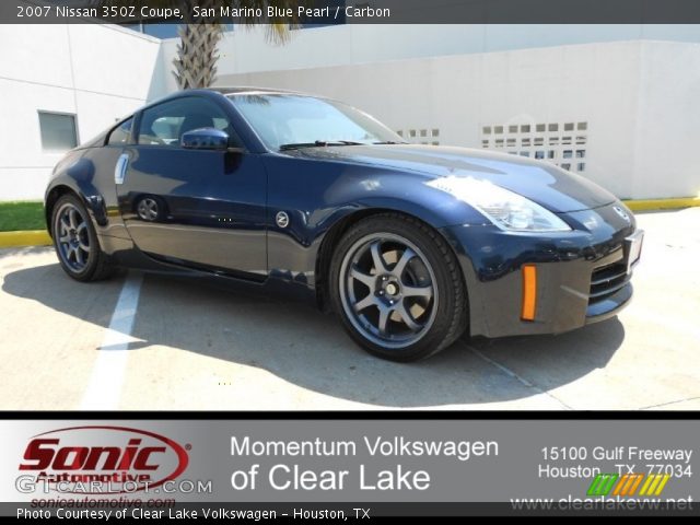 2007 Nissan 350Z Coupe in San Marino Blue Pearl