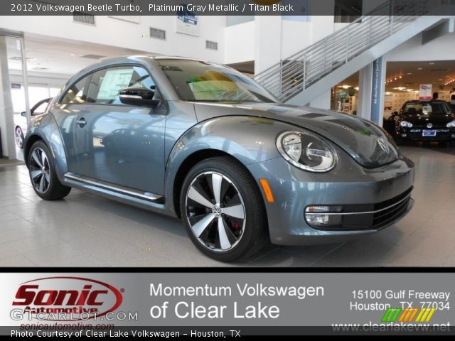 2012 Volkswagen Beetle Turbo in Platinum Gray Metallic