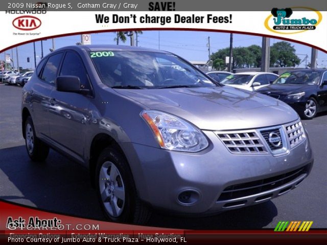 2009 Nissan Rogue S in Gotham Gray