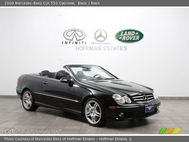 2009 Mercedes-Benz CLK 550 Cabriolet in Black