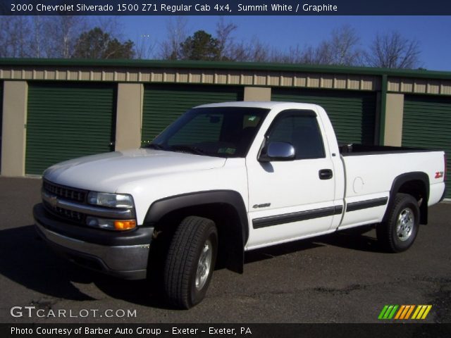 2000 Chevrolet Silverado 1500 Z71 Regular Cab 4x4 in Summit White