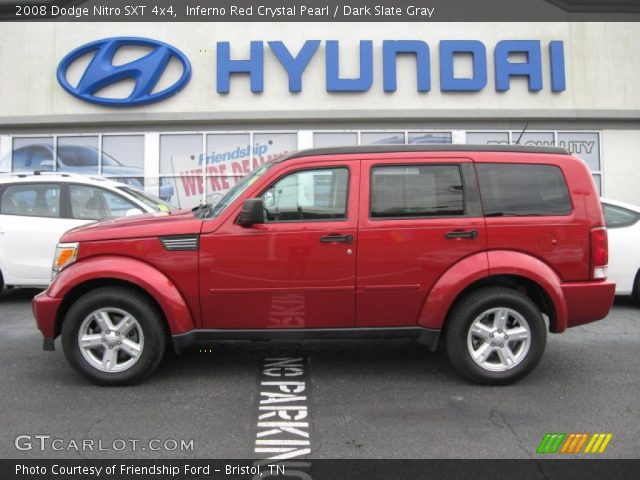 2008 Dodge Nitro SXT 4x4 in Inferno Red Crystal Pearl