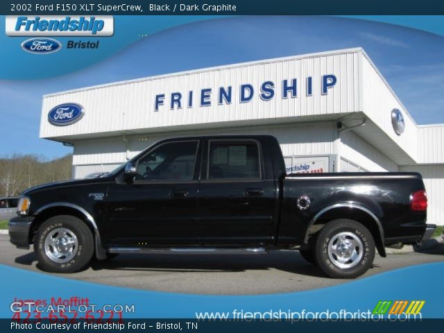 2002 Ford F150 XLT SuperCrew in Black