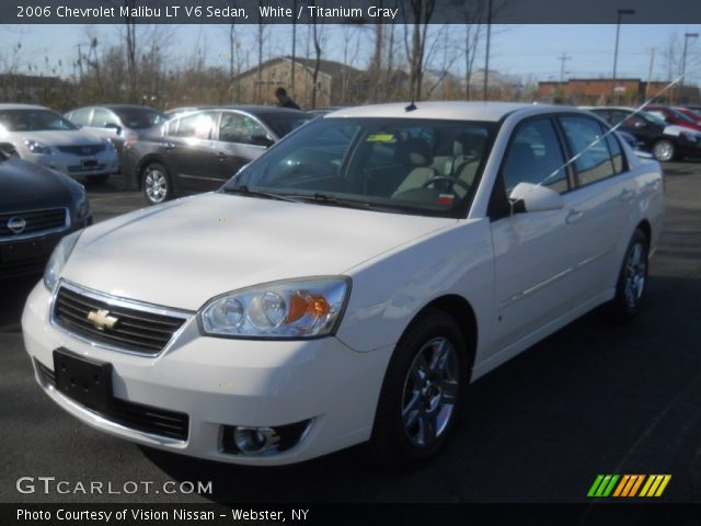 2006 Chevrolet Malibu LT V6 Sedan in White