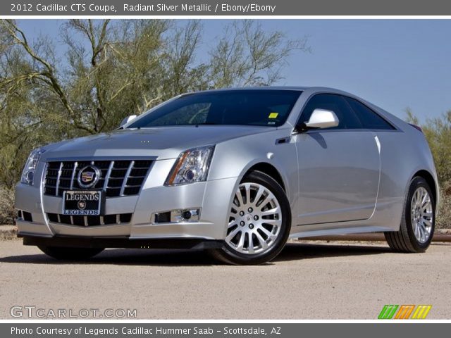 2012 Cadillac CTS Coupe in Radiant Silver Metallic