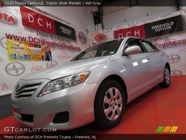 2010 Toyota Camry LE in Classic Silver Metallic