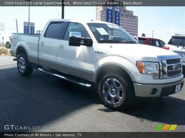 2009 Ford F150 Lariat SuperCrew 4x4 in White Sand Tri Coat Metallic