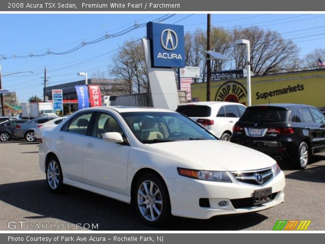 2008 Acura TSX Sedan in Premium White Pearl