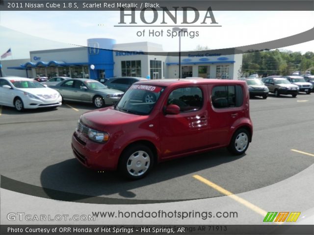 2011 Nissan Cube 1.8 S in Scarlet Red Metallic