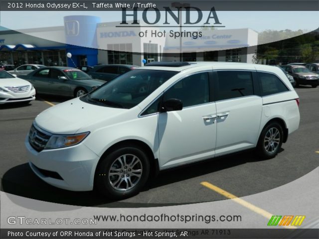 2012 Honda Odyssey EX-L in Taffeta White