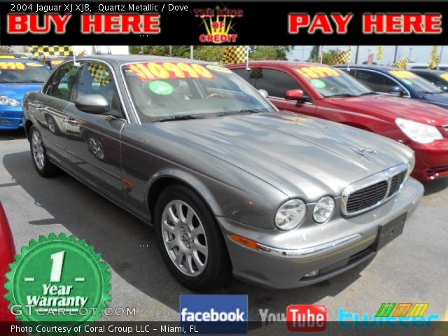 2004 Jaguar XJ XJ8 in Quartz Metallic