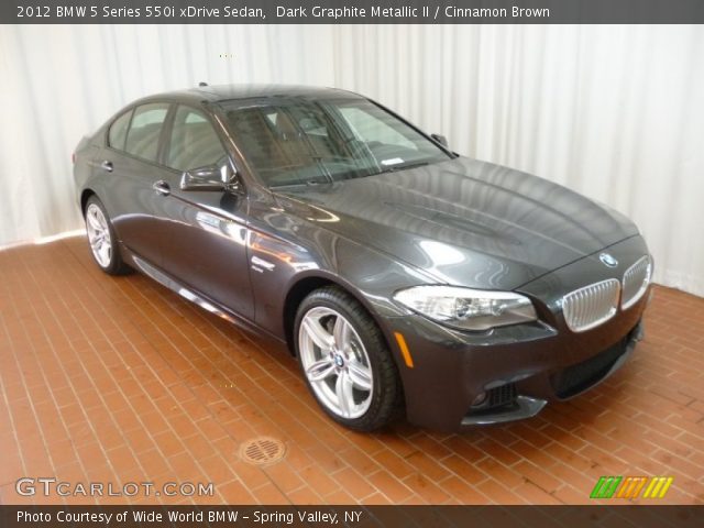 2012 BMW 5 Series 550i xDrive Sedan in Dark Graphite Metallic II