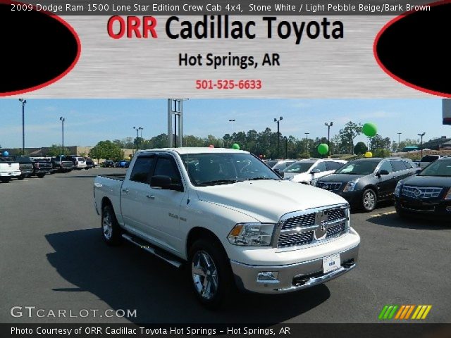2009 Dodge Ram 1500 Lone Star Edition Crew Cab 4x4 in Stone White