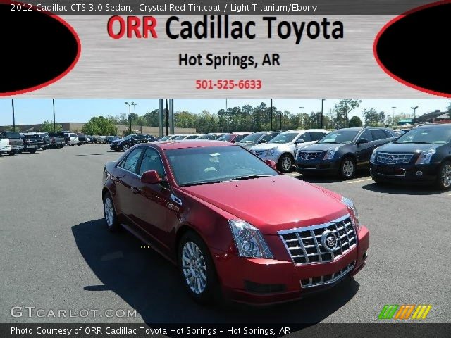 2012 Cadillac CTS 3.0 Sedan in Crystal Red Tintcoat